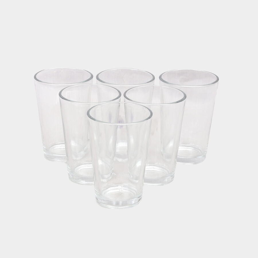 6 Pcs. Glass Tumbler -90 ml, , large image number null