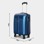 8-Wheel Dark Blue Polypropylene Hard Case Trolley, Small, , small image number null