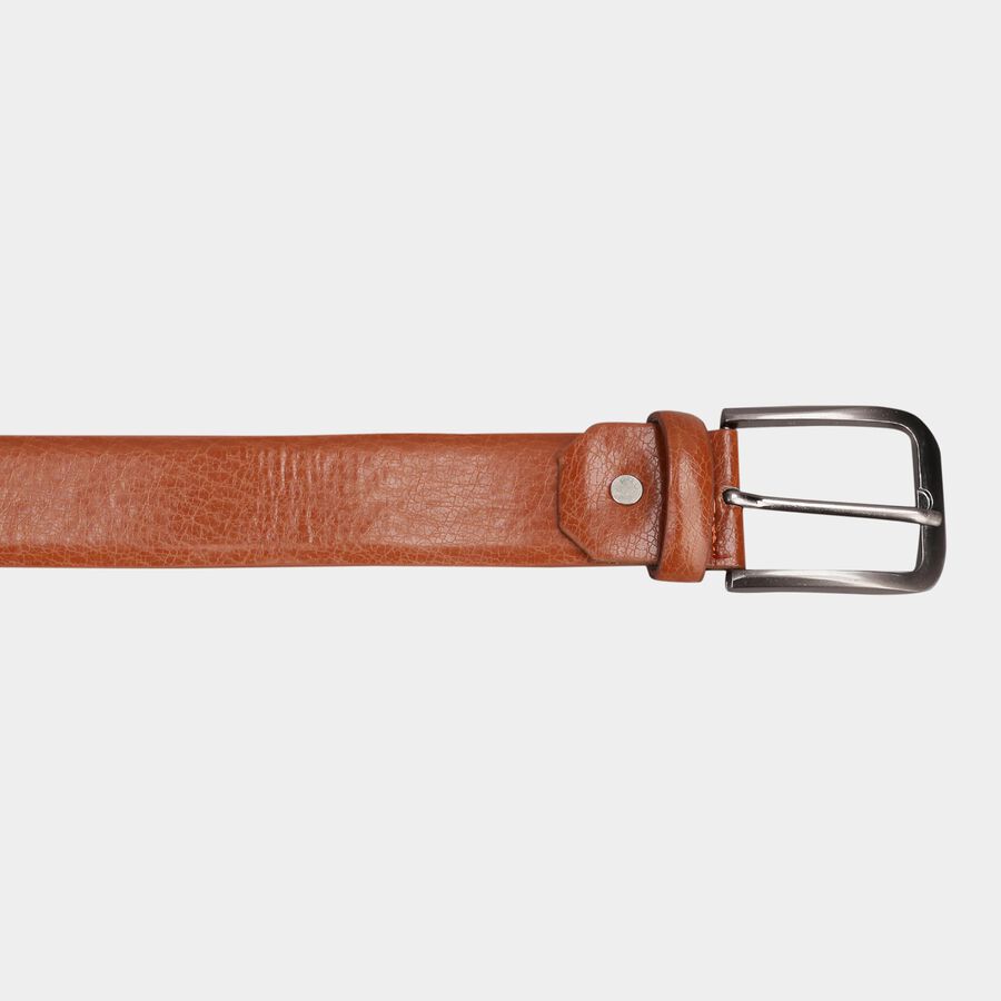 Men's Tan Polyurethane Casual Belt, , large image number null