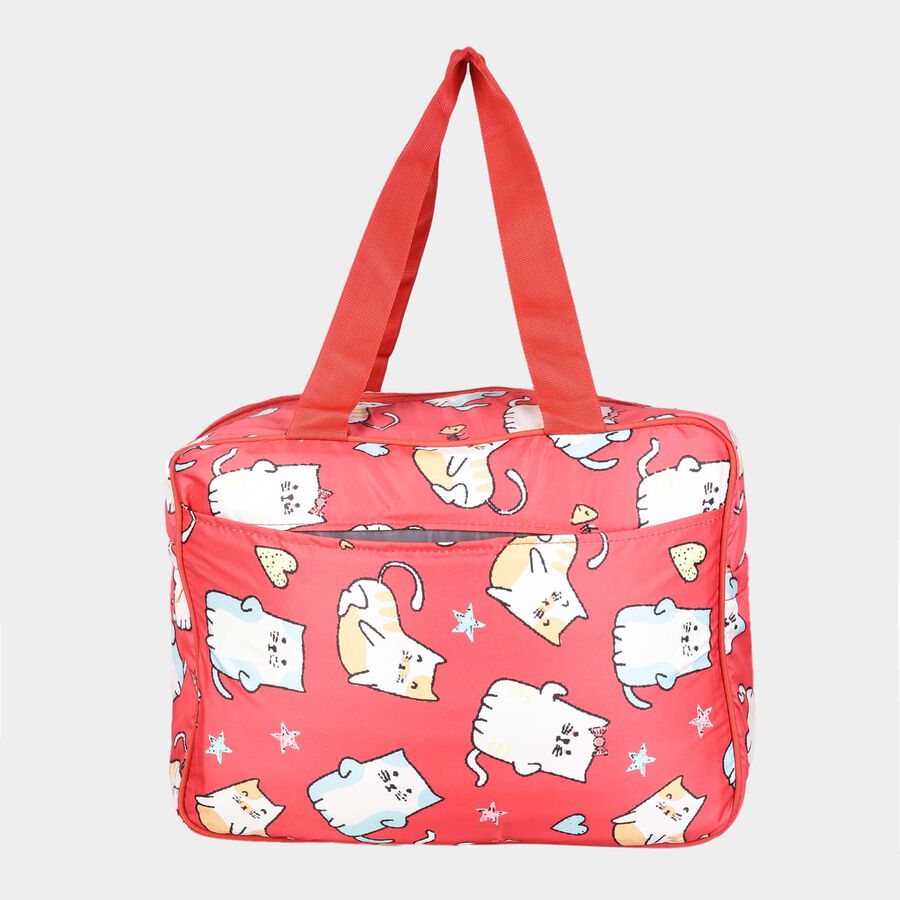 Polyurethane Mothers' Bag, 3 Compartments, Cloth Handle, , large image number null