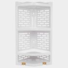 White Plastic Bathroom Stand, , small image number null