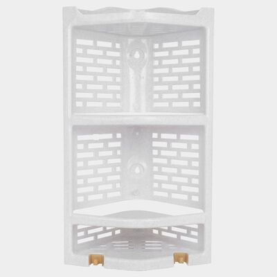 White Plastic Bathroom Stand