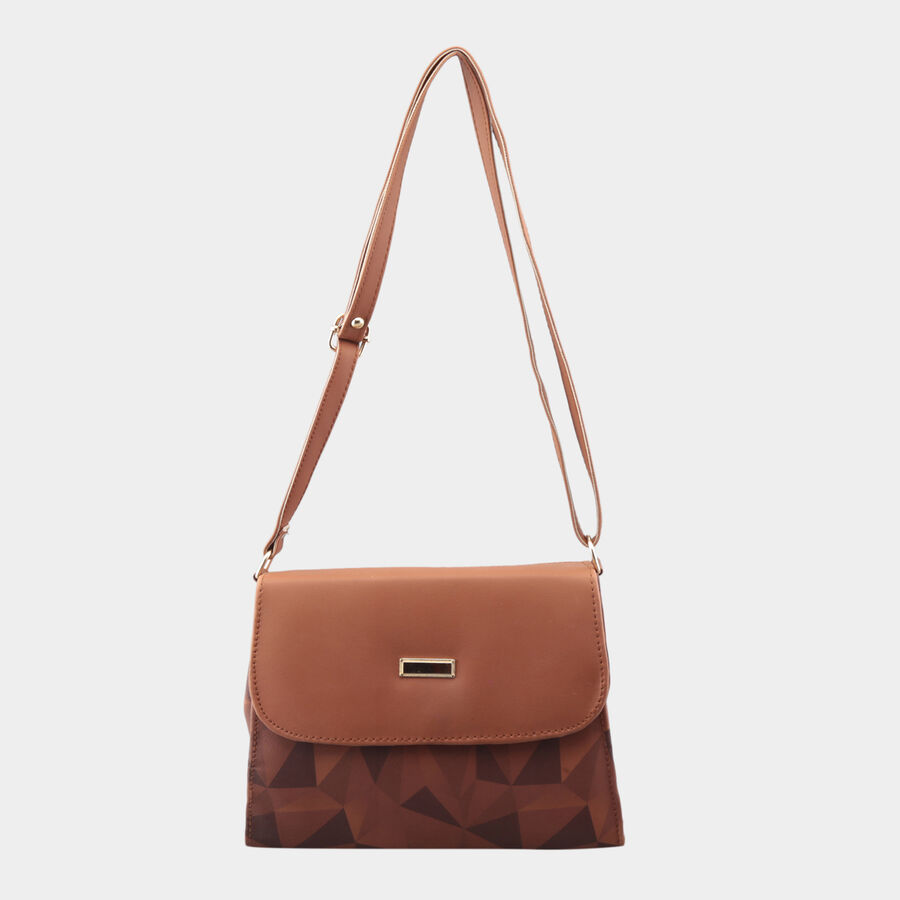 Women's Polyurethane Envelope Sling Bag, , large image number null