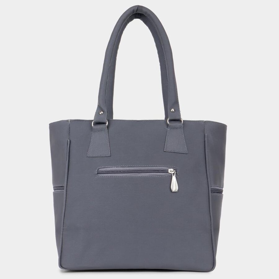 Women's Grey Polyurethane Hand Bag, , large image number null
