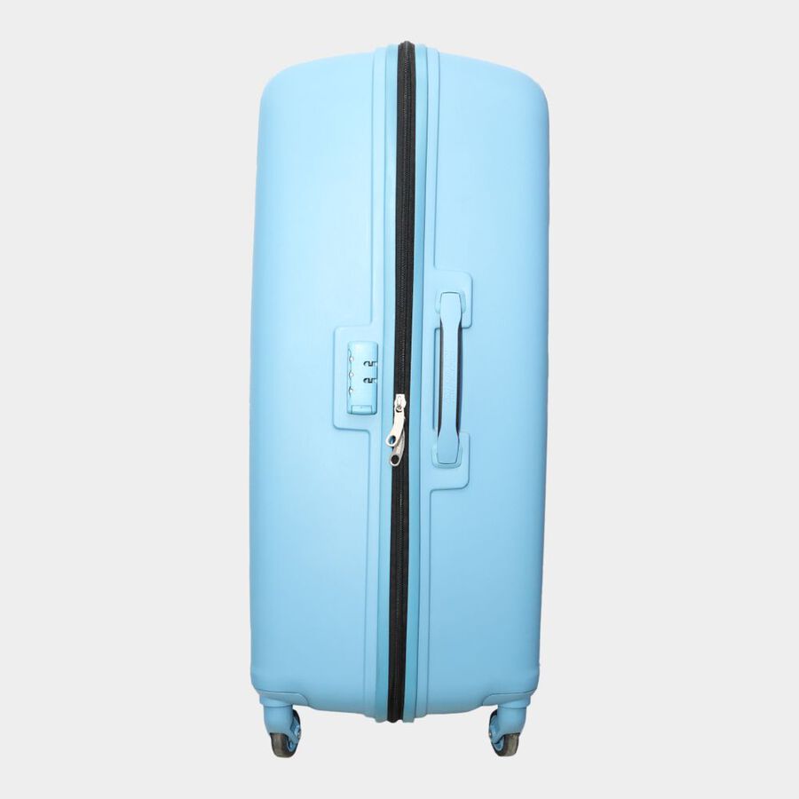 4-Wheel Light Blue PVC Matee Hard Case Trolley, Large, , large image number null
