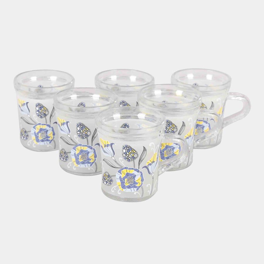 150 ml Glass Mug, Set of 6, , large image number null