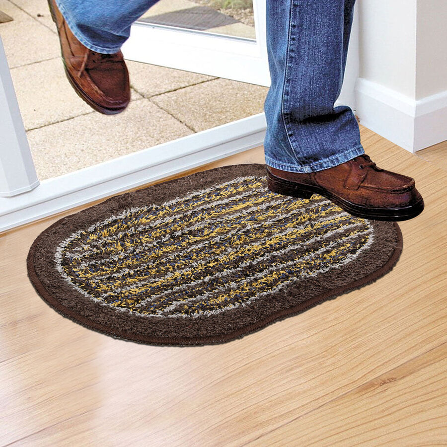 Brown Polyester Rug, , large image number null