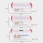 Transparent Plastic Container Set of  3, , small image number null