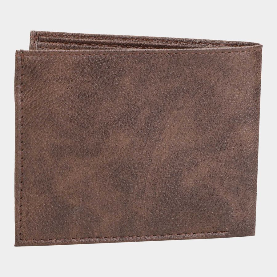 Men's Brown Polyurethane Wallet, , large image number null