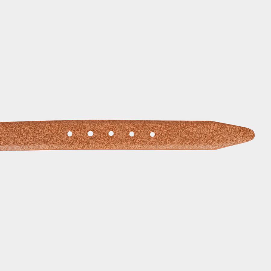 Men's Tan Polyurethane Casual Belt, , large image number null