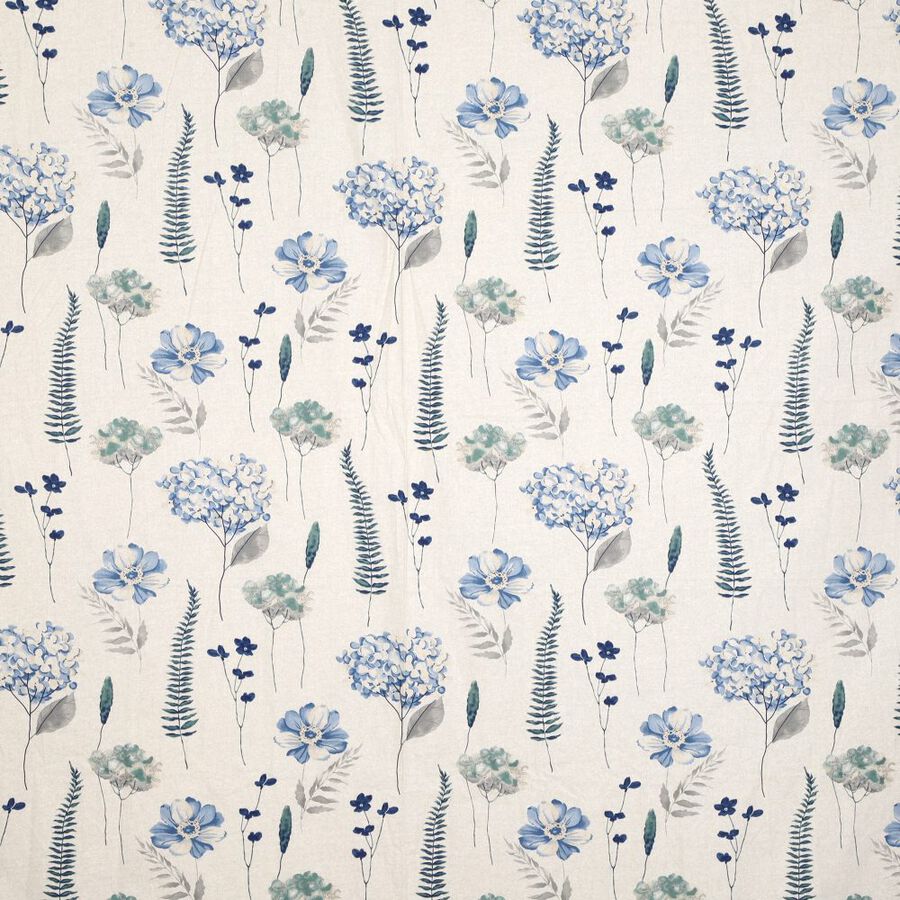 Light Blue Cotton Double Bedsheet With Pillow Cover, , large image number null