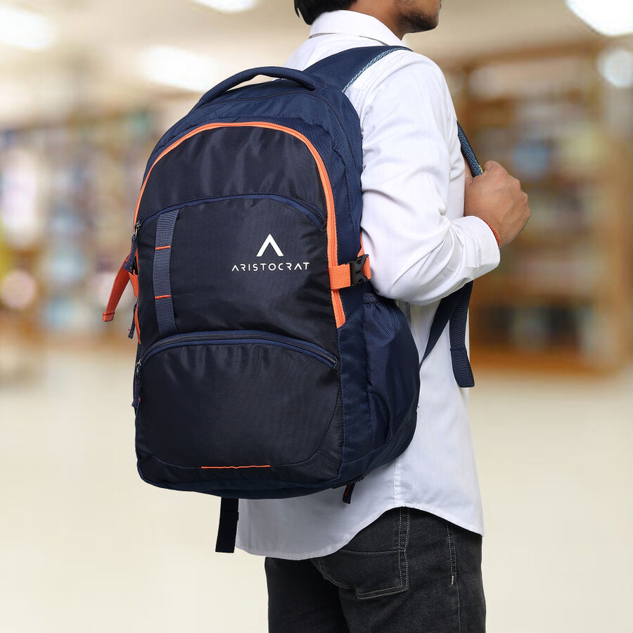 Blue Polyester Back Pack, , large image number null