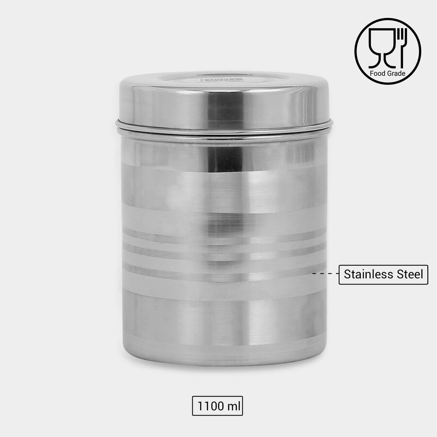 Stainless Steel Container (Dabba) - 1100ml, , large image number null