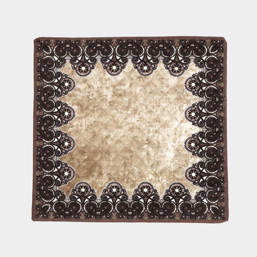 Brown Microfiber Cushion Cover, , large image number null