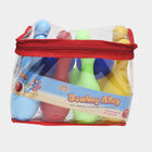 Bowling Set With 8 Pins And 2 Balls - Colour/Design May Vary, , small image number null