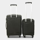 4-Wheel Black PVC Matee Hard Case Trolley, Small + Medium, , small image number null
