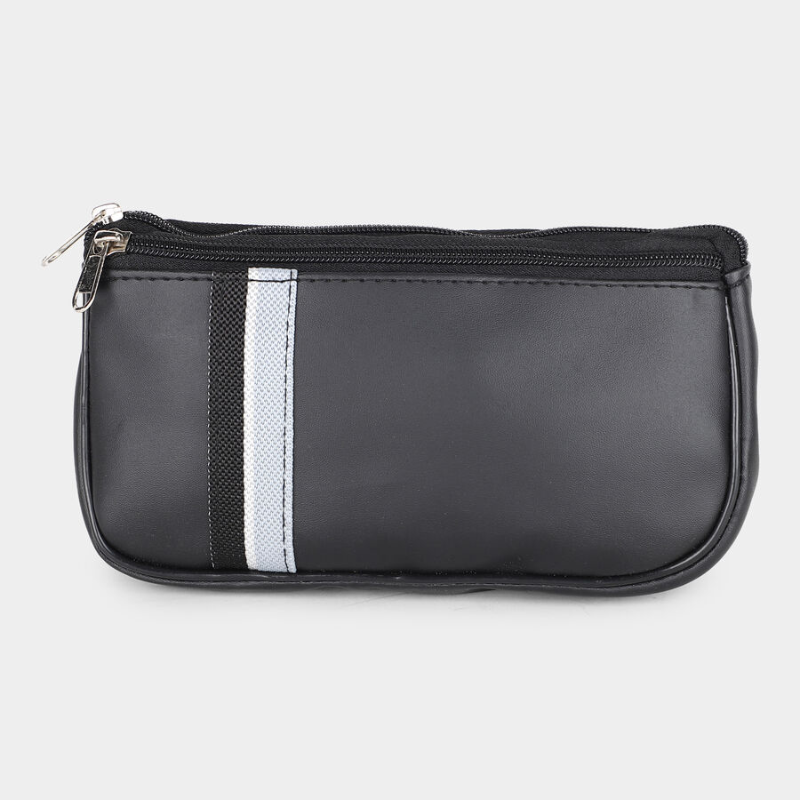 Black PU Utility Bag , , large