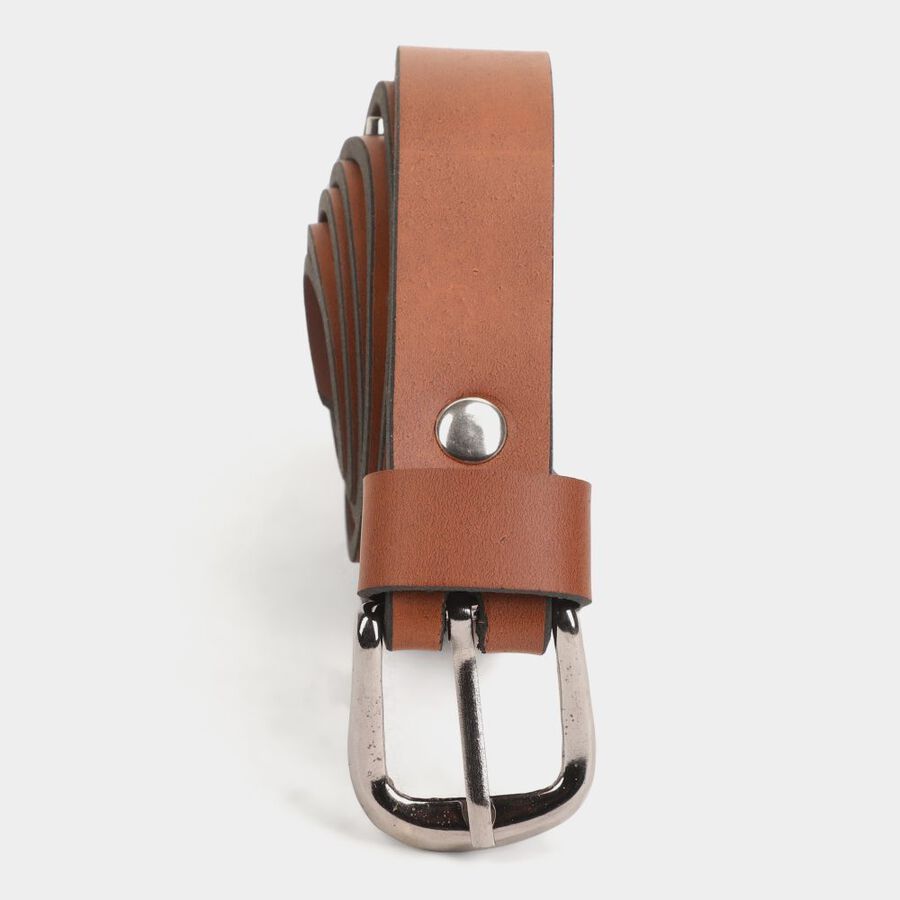 Women's Tan Polyurethane Belt, , large image number null