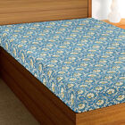 Blue Microfiber Single Bedsheet, , small image number null