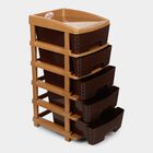 5 Tier Plastic Multipurpose Rack, , small image number null