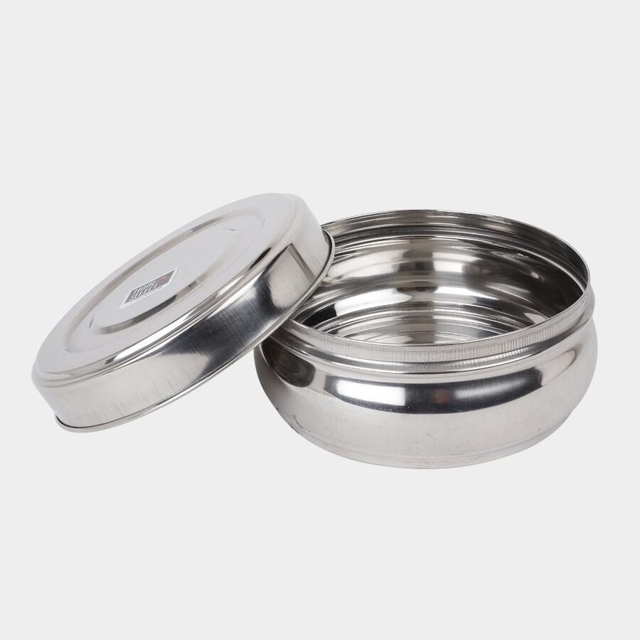 320 ml Stainless Steel Poori Dabba, , large image number null