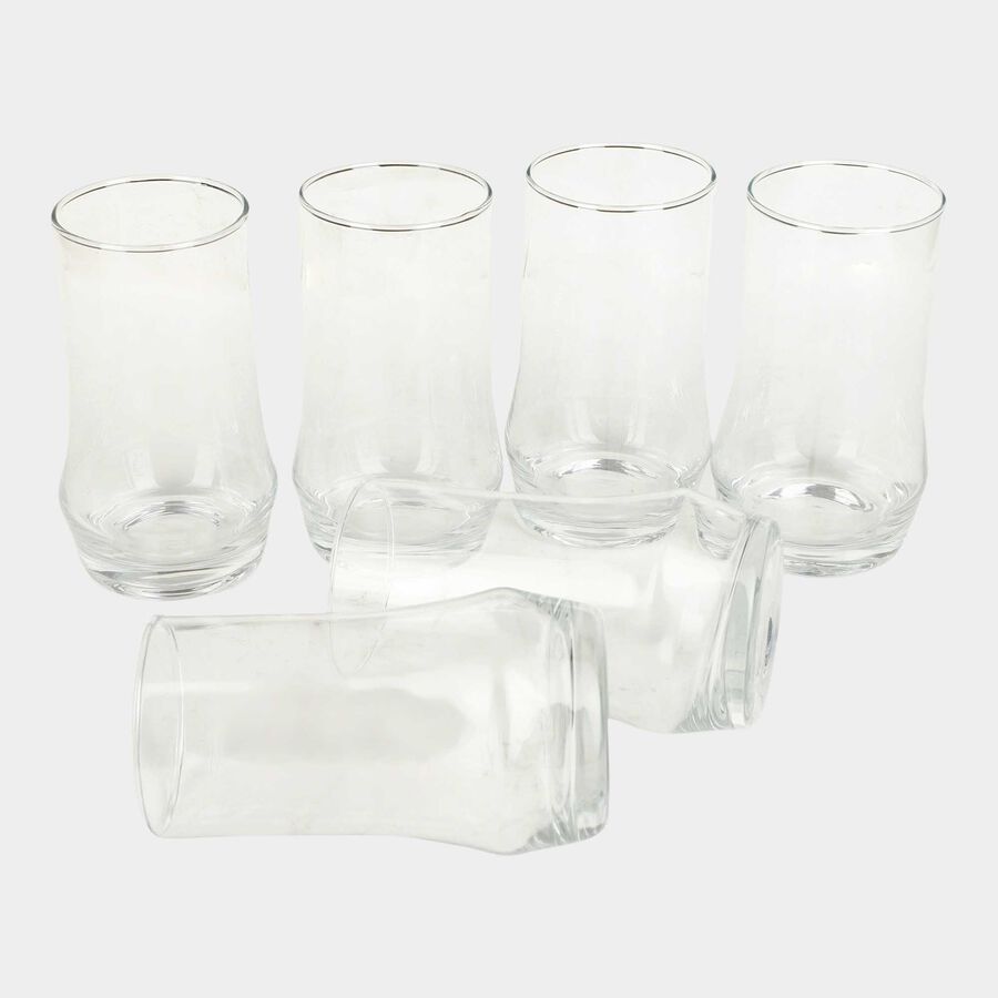 Glass Tumbler, Set of 6 pcs., 310 ml, , large image number null