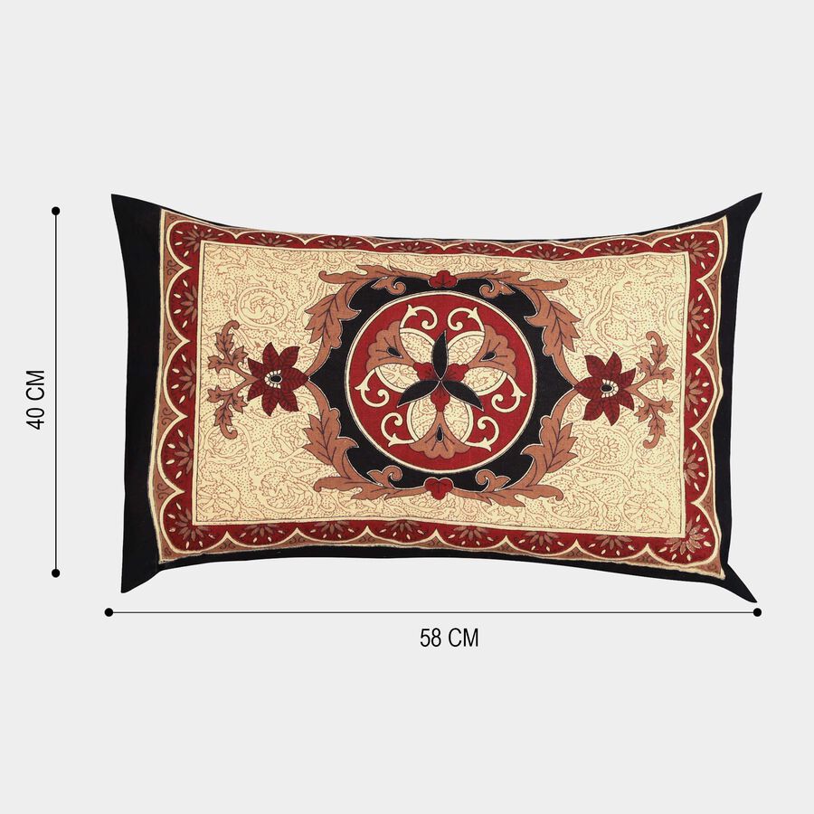 Multicolour Cotton Pillow Cover, , large image number null