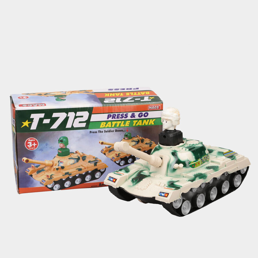 Toy Battle Tank - Color/Design May Vary, , large image number null