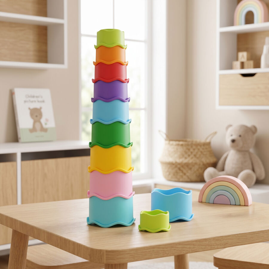 Kid's Plastic Blocks, , large