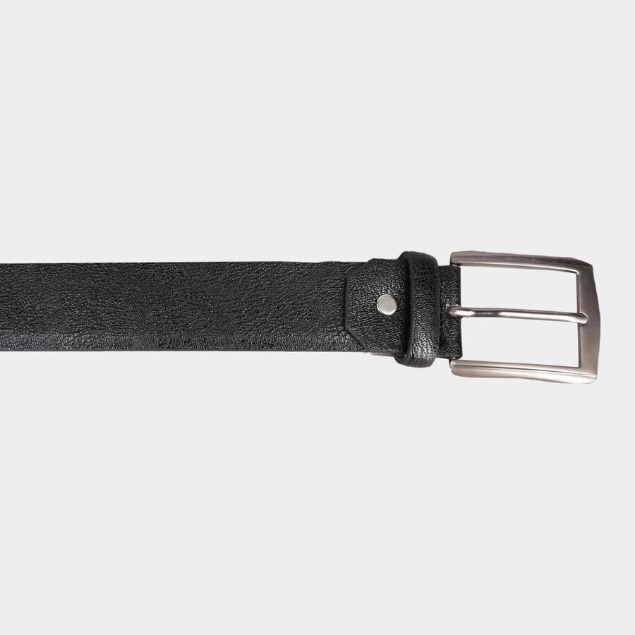 Men's Black Polyurethane Casual Belt, , large image number null