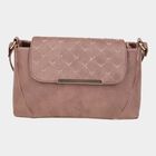 Women's Brown Polyurethane Handbag, , small image number null