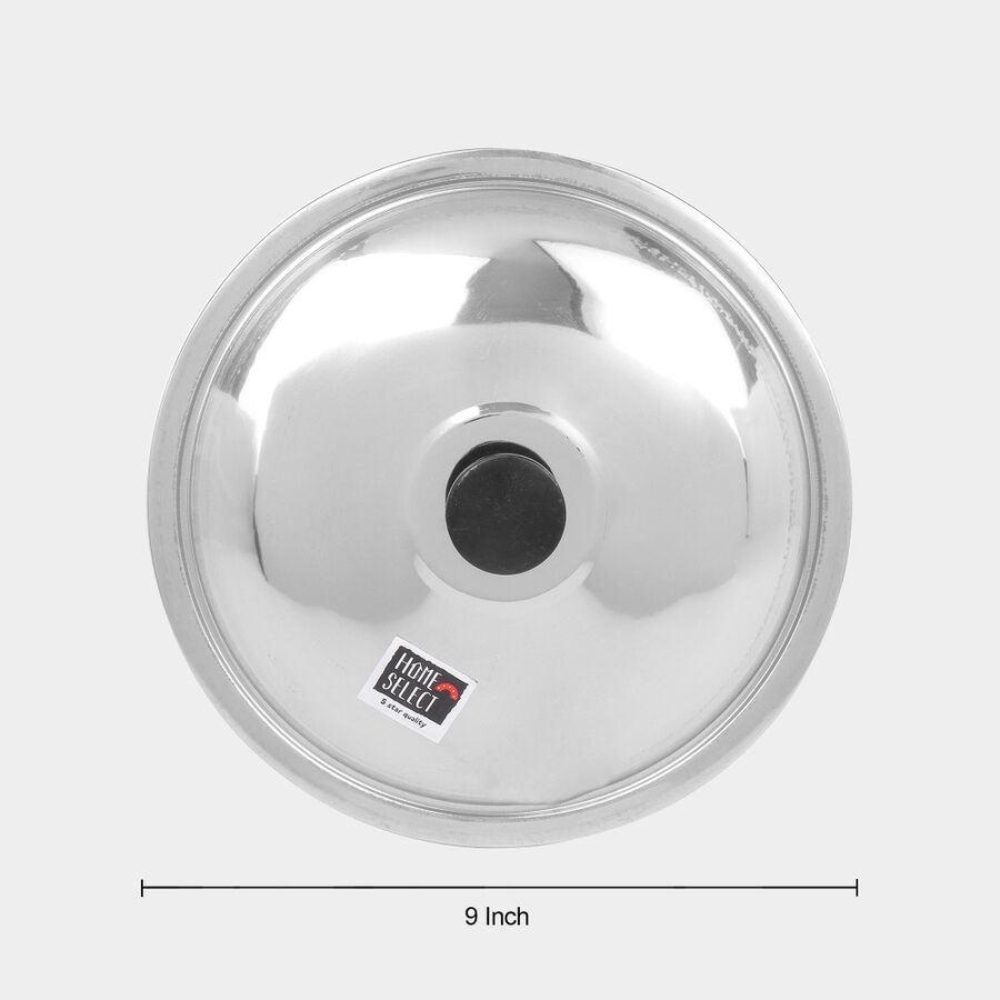 Stainless Steel Multi Purpose Lid (Cover) With Knob - 23cm, , large image number null