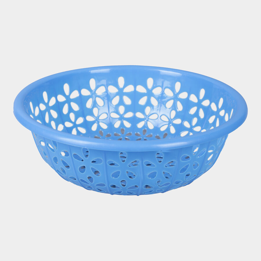 Blue Plastic Basket, Set of 4, , large image number null