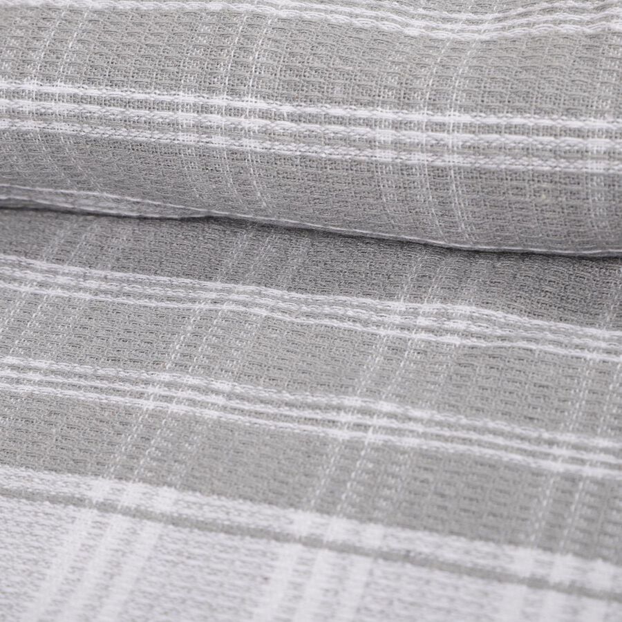 220 GSM Grey Cotton Blend Bath Towel, , large image number null