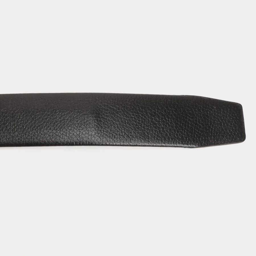 Men's Black Polyurethane Formal Belt, , large image number null