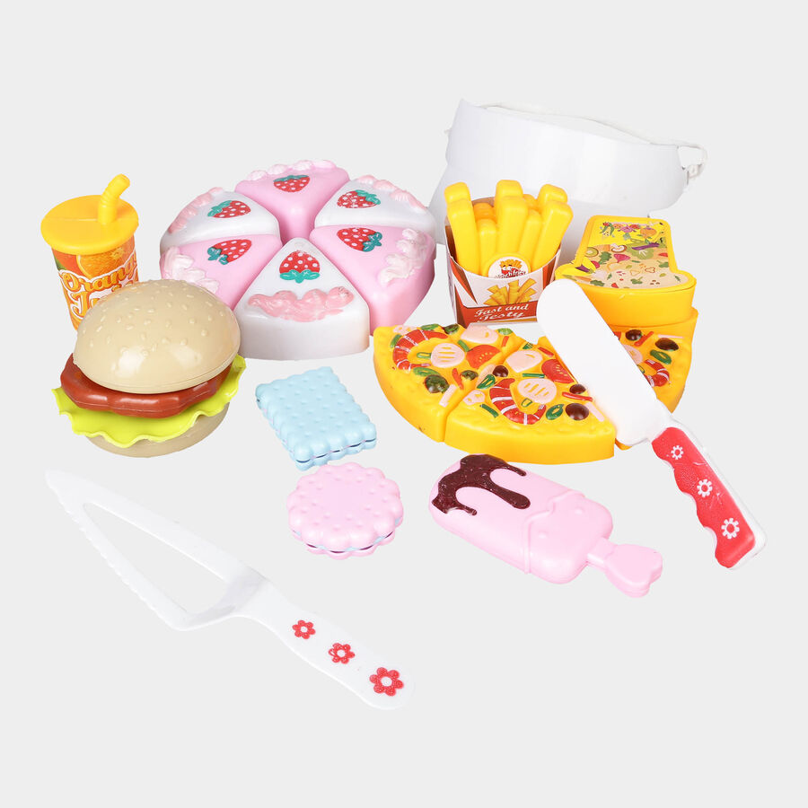 1 Set Of Plastic Pizza Party Kitchen Set , , large image number null