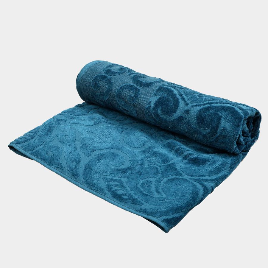 480 GSM Teal Blue Cotton Bath Towel, , large image number null