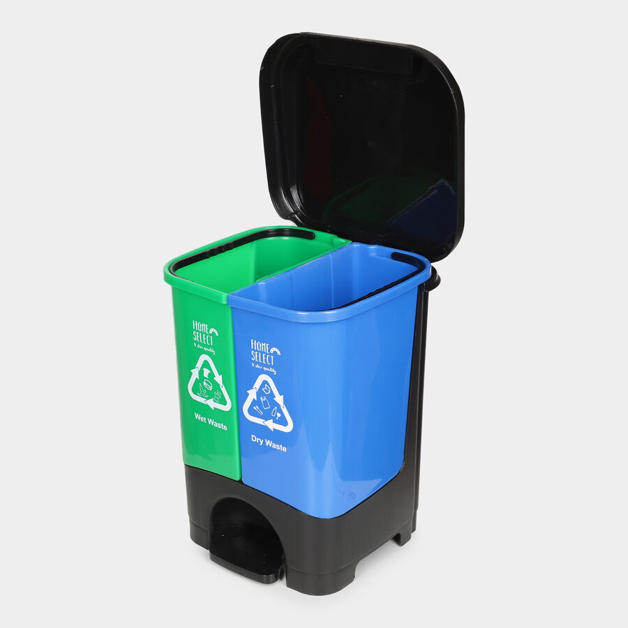 18 L Dual Wet & Dry Dustbin, , large image number null