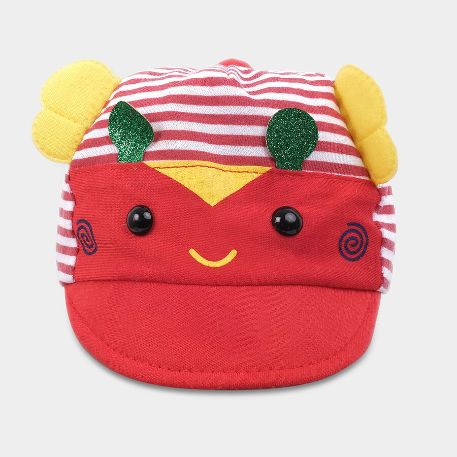 Kids' Red Fabric Cap, , large image number null