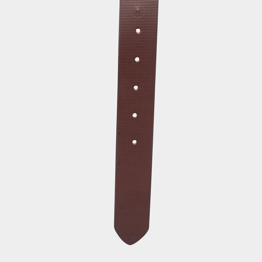 Men's Brown Leather Casual Belt, , large image number null