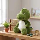 Kid's Dark Green Fabric Dino Toy , , small