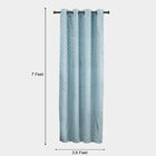 7 ft.Light Blue Polyester Curtain, , small image number null