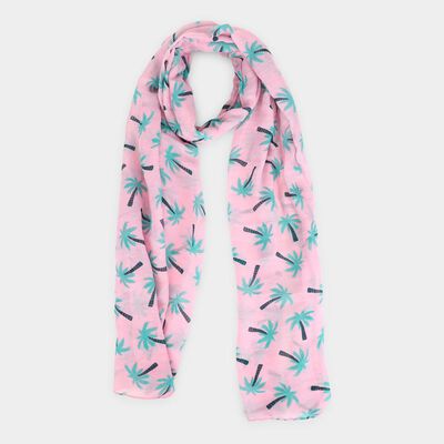 Women's Pink Fabric Scarf 