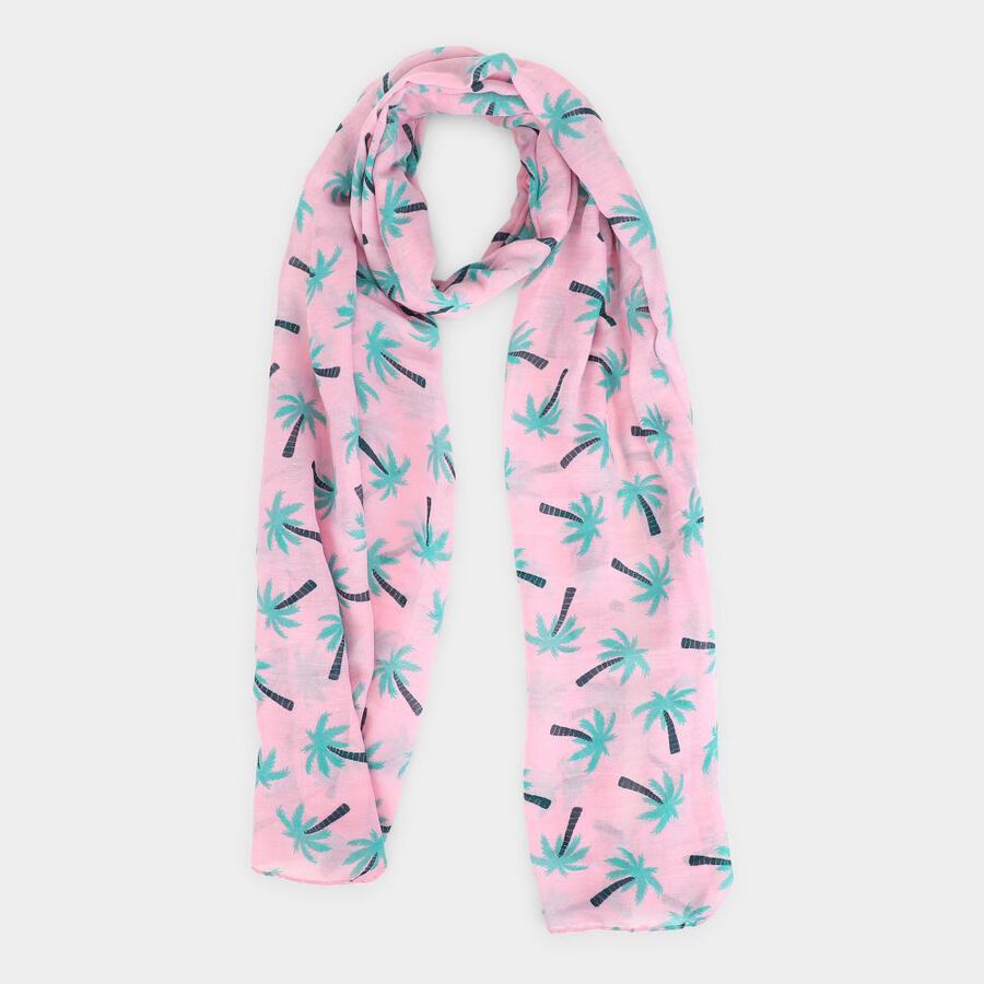 Women's Pink Fabric Scarf , , large