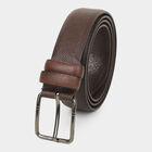 Men's Brown Polyurethane Formal Belt, , small image number null