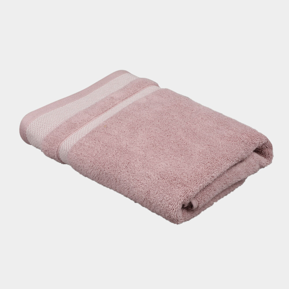 Home Beautiful                         440 GSM Pink Cotton Bath Towel