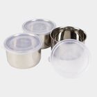 Steel Lunch Box, 3 Containers and 1 Bag, , small image number null