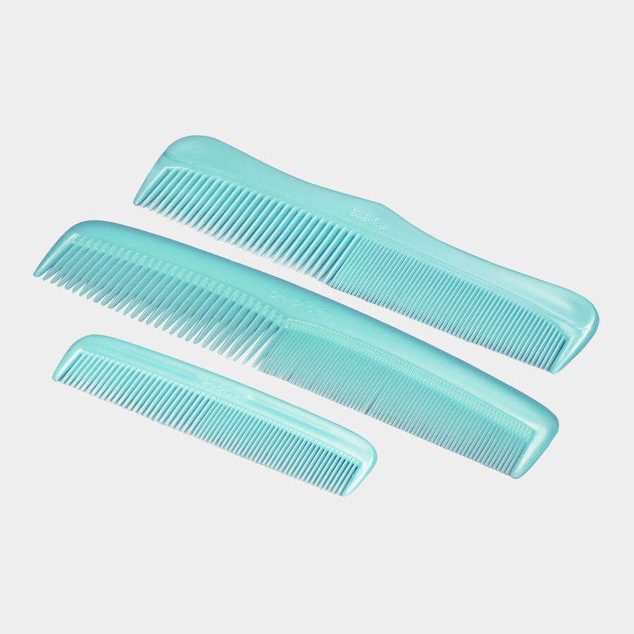 Plastic Hair Comb, Set of 3, , large