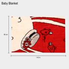 Kid's Red Microfiber Blanket, , small image number null