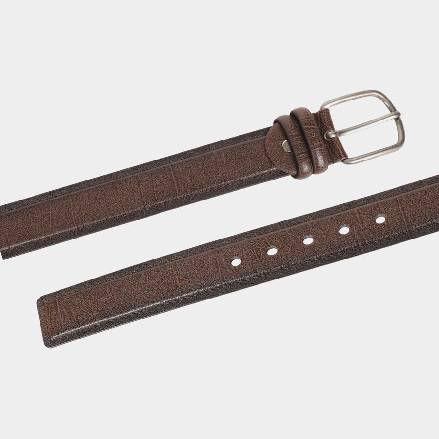 Men's Brown Polyurethane Casual Belt, , large image number null